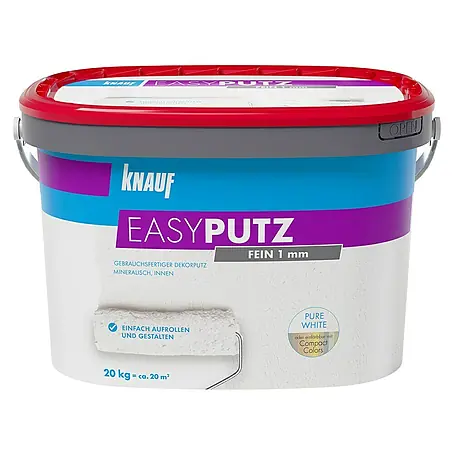Knauf EasyPutz Dekoputz Fein - im Rezyklatgebinde