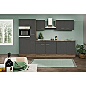Respekta Cocina modular completa Oliver (Ancho: 300 cm, Gris, Sin electrodomésticos) | BAUHAUS