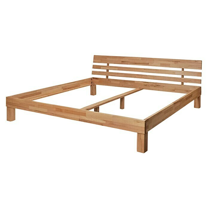 Krok Wood Bett Julia (200 x 200 cm, Buche) | BAUHAUS