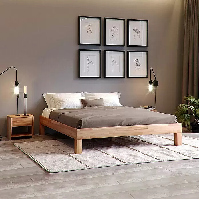 Krok Wood Bett Jana180 x 200 cm, Buche