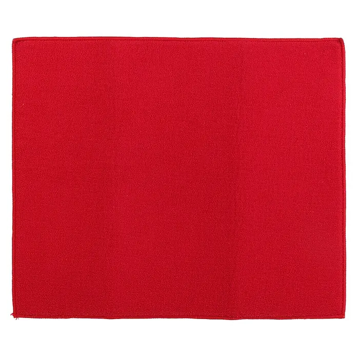 Escurreplatos de microfibra - 1 ud., L x An x Al: 40 x 48 x 0,5 cm - Primer plano de una alfombra roja rectangular, ideal como elemento decorativo y funcional para cualquier espacio.