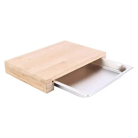 Tabla de cortar con cajón