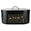Panera con tapa (Específico para: Pan, Metal, Negro) | BAUHAUS