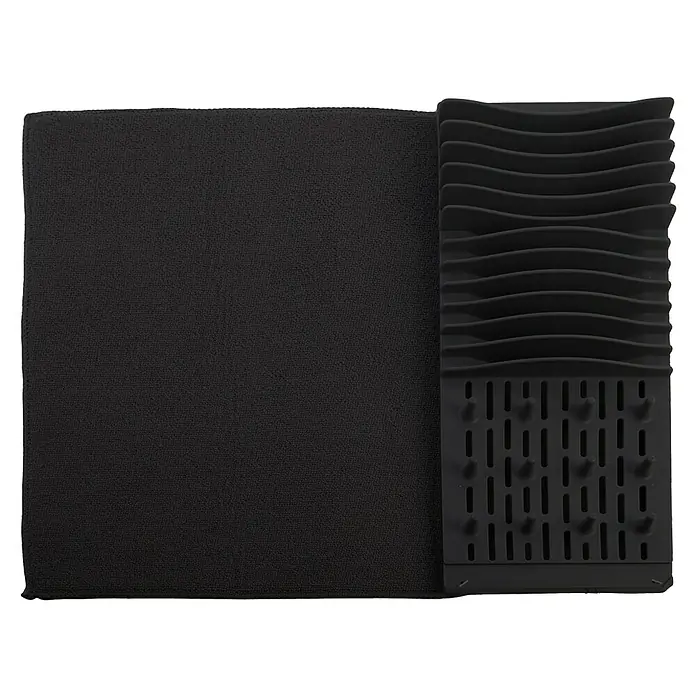 Escurreplatos plegable - 1 ud., L x An x Al: 45 x 59,5 x 4 cm - Estera de secado de platos con escurridor para un secado rápido y eficiente de platos y vasos. Ideal para cualquier cocina.