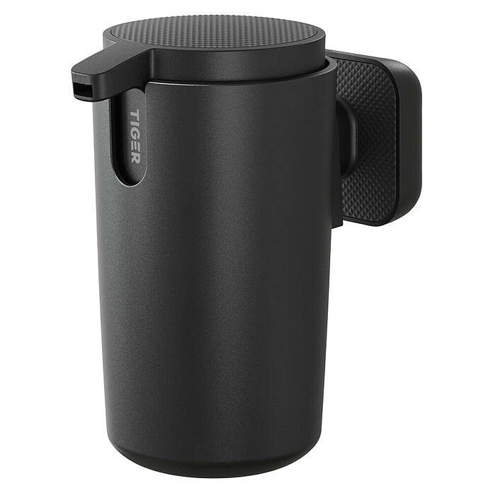Tiger Zeepdispenser Carv 175 ml (Roestvrij staal, Zwart) | BAUHAUS