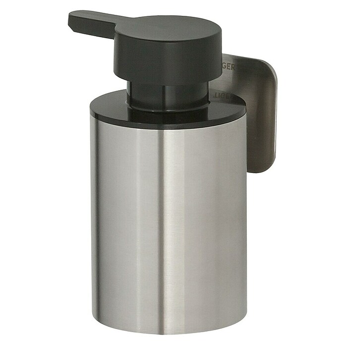 Tiger Zeepdispenser Colar 180 ml (Roestvrij staal, Zilver/Zwart) | BAUHAUS