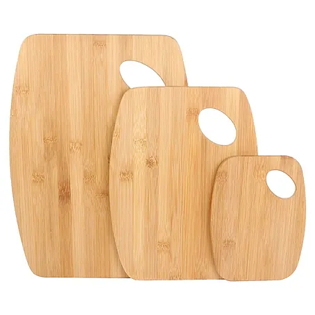 Set de tabla de cortar de bambú