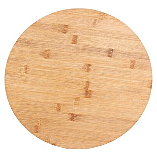 Fuente de madera giratoria (Diámetro: 35 cm, Bambú)