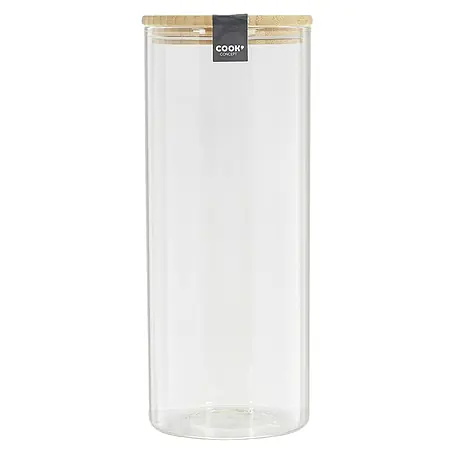 Frasco de vidrio con tapa