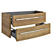 Lanzet Classico Badmöbel-Set CL10RMBC (99,2 cm, Berg Eiche, Farbe Griff: Chrom, Rechts) | BAUHAUS