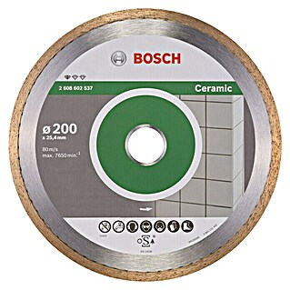 Bosch Professional Diamant-Trennscheibe Standard for Ceramic (Durchmesser Scheibe: 200 mm, Höhe Segment: 7 mm)