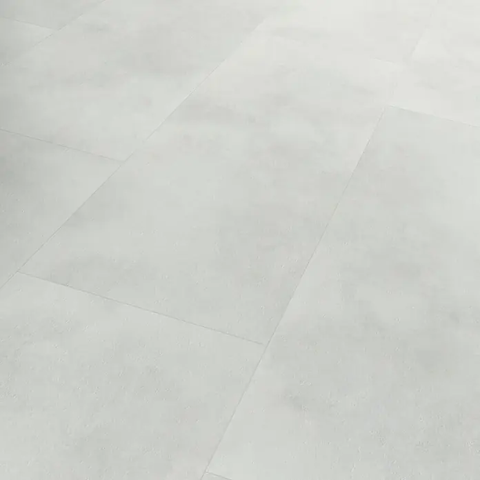 b!design Vinylboden SPC - Sorrento, Fliese, 609,6 x 304,8 x 4 mm - Ein helles, modernes Bodenfliesenmuster, das ein sauberes und minimalistisches Ambiente für jeden Raum schafft. Die Fliesen sind aus hochwertigem Material gefertigt.