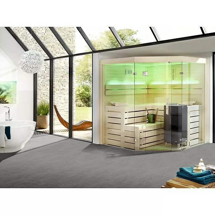 b!design Vinylbodenmuster SPC Florentina - 280 x 160 x 4 mm, Fliesenoptik - Stimmungsaufnahme