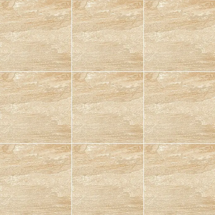 Terrassenfliese Lava Stone 2.0 - 60 x 60 x 2 cm, Beige, Matt - Beige Bodenfliesen mit subtiler Marmorierung, ideal für ein stilvolles und zeitloses Interieur. Strapazierfähige Oberfläche für jeden Raum.