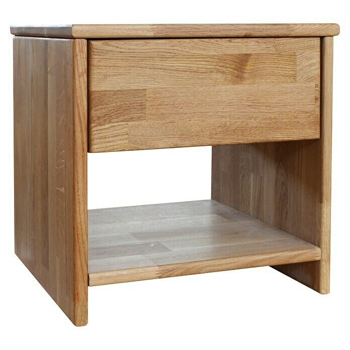 Krok Wood Nachttisch Julia (40 x 40 x 40 cm, Eiche) | BAUHAUS