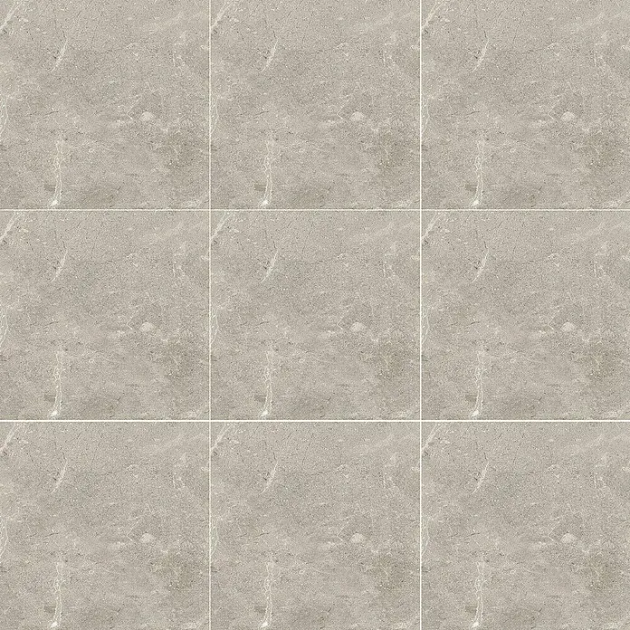 Terrassenfliese Botticino 2.0 - 60 x 60 x 2 cm, Grau, Matt - Graue Fliesen mit Marmorierung, ideal für Boden- oder Wandbeläge. Das neutrale Design passt zu vielen Einrichtungsstilen.