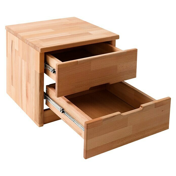 Krok Wood Nachttisch Elsa (40 x 40 x 40 cm, Buche) | BAUHAUS