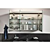 Lanzet Classico LED-Spiegelschrank (B x H: 104,8 x 70,2 cm, Mit Beleuchtung, Links, Berg Eiche) | BAUHAUS