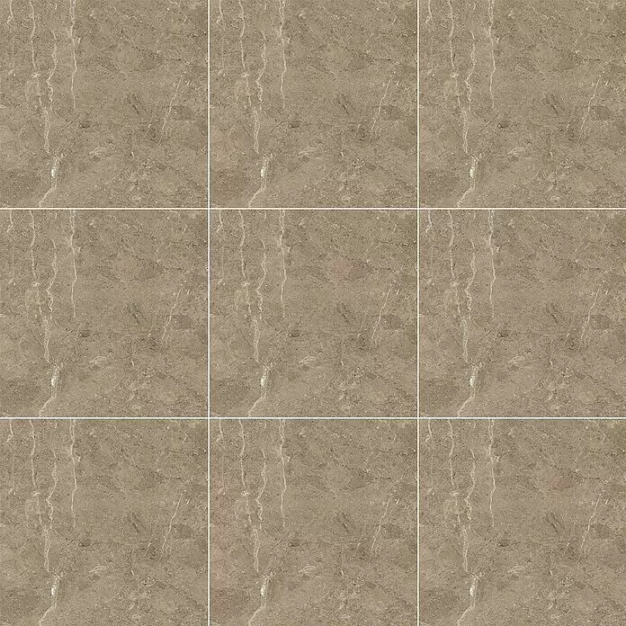 Terrassenfliese Botticino 2.0 - 60 x 60 x 2 cm, Taupe, Matt - Draufsicht
