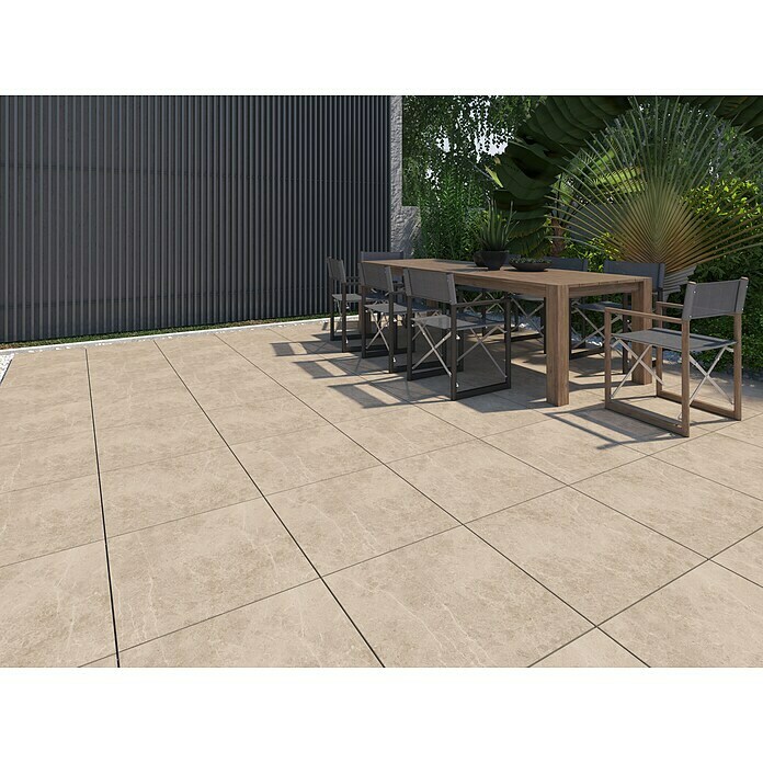 Terrassenfliese Botticino 2.0 (60 x 60 x 2 cm, Beige, Matt) | BAUHAUS