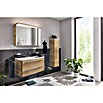 Lanzet Classico Waschtischunterschrank (99,2 x 52,4 x 48,2 cm, Berg Eiche, Farbe Griff: Anthrazit, Rechts) | BAUHAUS