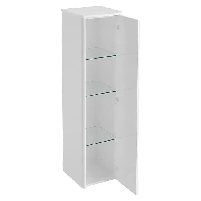 Lanzet Classico MidischrankB x T x H: 31,2 x 32,5 x 121,4 cm, Weiß, Farbe Griff: Chrom, DIN Anschlag: Rechts