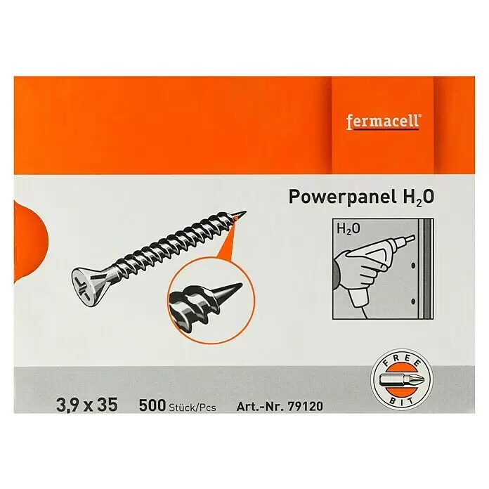 Fermacell Powerpanel H2O SchraubenDurchmesser Kopf: 3,9 mm, Länge: 35 mm, 500 Stk.