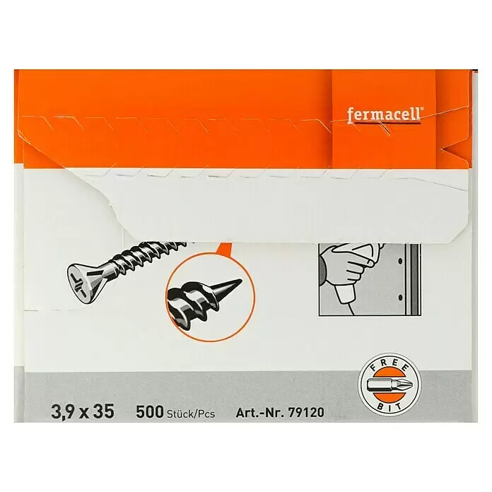 Fermacell Powerpanel H2O SchraubenDurchmesser Kopf: 3,9 mm, Länge: 35 mm, 500 Stk.