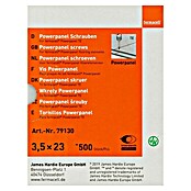 Fermacell Powerpanel Schrauben (Durchmesser Kopf: 3,5 mm, Länge: 23 mm, 500 Stk.)