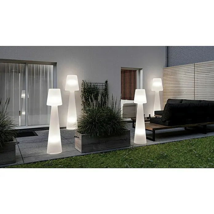 New Garden Design-Außenleuchte Lola 110 - Höhe: 110 cm, Leistung: 16 W, Tageslichtweiß - Dekorative Außenbeleuchtung mit eleganten Stehlampen, die den Garten in ein stimmungsvolles Licht tauchen.