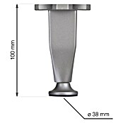 Walteco Postolje za namještaj  (D x Š x V: 5 x 5 x 11 cm, Ø x V: 3,8 x 11 cm, Nosivost: 50 kg, Plastika) | BAUHAUS