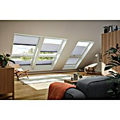 Velux Dachfensterplissee FHL UK08 1282SWL (Farbe: Grau - 1282SWL, Farbe Schiene: Weiß, Manuell) | BAUHAUS