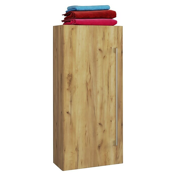 VCM Badinos Hängeschrank (33 x 22 x 75 cm, Honig-Eiche) | BAUHAUS