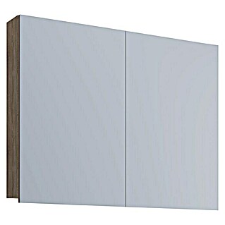 VCM Badinos Spiegelschrank (B x H: 80 x 59,2 cm, Ohne Beleuchtung, Holz, Sonoma-Eiche)