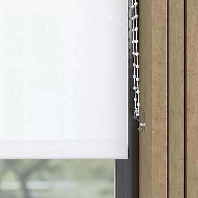 Expo Ambiente Rollo - B x H: 90 x 275 cm, Weiß, Uni, Tageslichtdurchlässig - Detailaufnahme