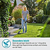 Gardena Power for All 18V Akku-Rasentrimmer (18 V, 2 Ah, Li-Ionen, Ohne Akku, Schnittbreite Messer: 23 cm) | BAUHAUS