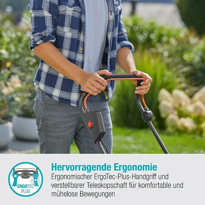 Gardena Power for All 18V Akku-Rasenmäher PowerMax 37/36V - 18 V, Ohne Akku, Schnittbreite: 37 cm - Der Gardena Rasenmäher mit ErgoTec Plus Griff für komfortable und mühelose Gartenarbeit.