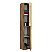 VCM Badinos Hochschrank (33 x 22 x 150 cm, Honig-Eiche) | BAUHAUS