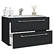 VCM Badinos Badmöbel-Set (81 cm, Schwarz, Glänzend, 2 -tlg.) | BAUHAUS