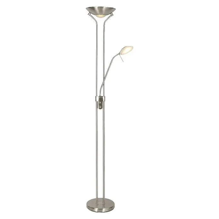Tween Light Carolina LED-Deckenfluter - 180 cm, Warmweiß - Eine moderne Stehlampe mit Leselampe, die für ein gemütliches Ambiente sorgt und gleichzeitig funktionales Licht bietet.