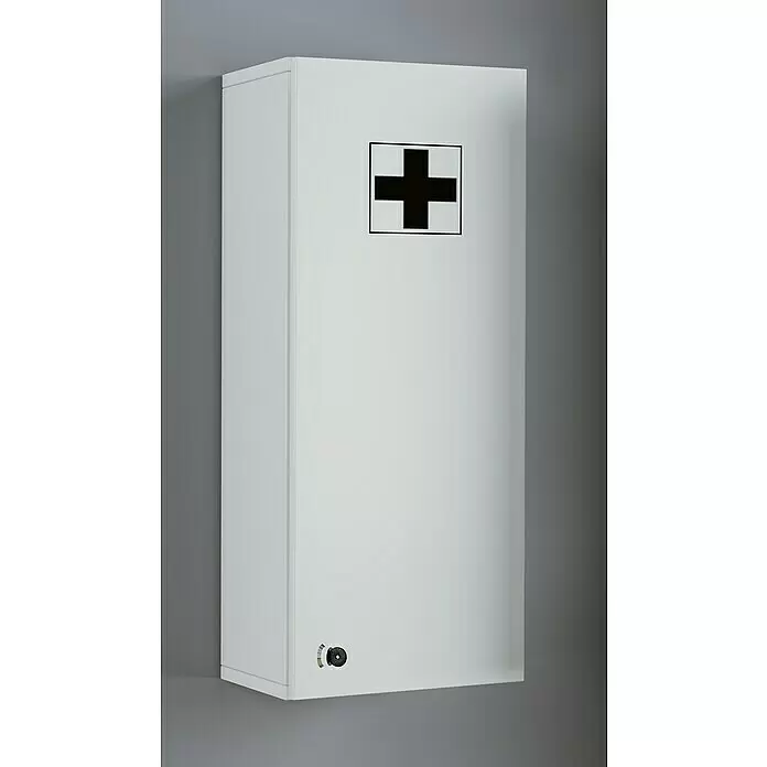 VCM Medizinschrank Medasa - L x B x H: 20 x 29 x 70 cm, Weiß - Stimmungsaufnahme