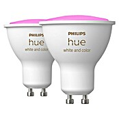 Philips Hue Set Smart LED-Lampe White & Color Ambiance (GU10, Dimmbar, RGBW, 350 lm, 5,7 W, 4 Stk.) | BAUHAUS