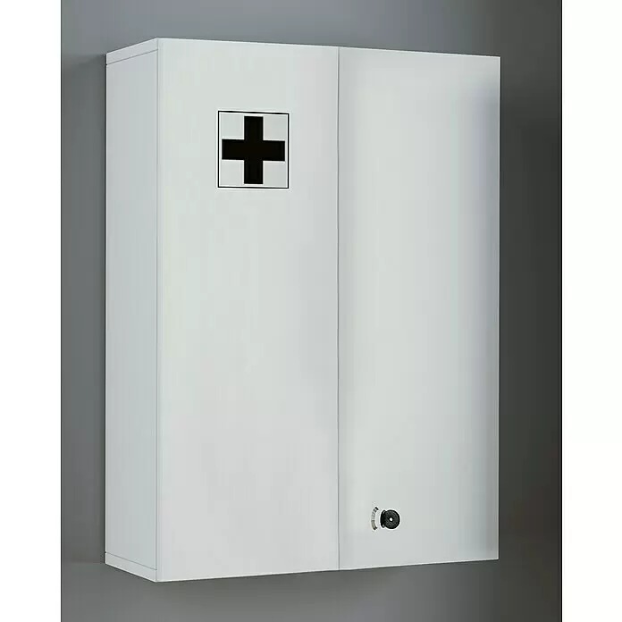 VCM Medizinschrank Medasa - L x B x H: 20 x 50 x 70 cm, Weiß - Stimmungsaufnahme