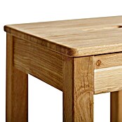 Krok Wood Sitzhocker Tomas mit Eingriff (35 x 35 x 45 cm, Eiche, 1 Stk.) | BAUHAUS