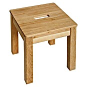 Krok Wood Sitzhocker Tomas mit Eingriff (35 x 35 x 45 cm, Eiche, 1 Stk.) | BAUHAUS