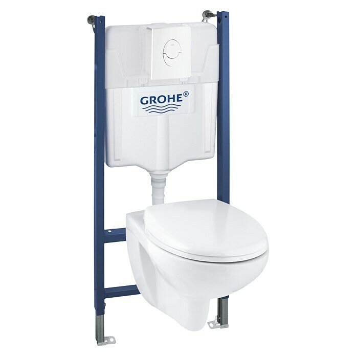 laat staan Verwacht het Pijl Grohe Hangend toiletset 2-in-1 (Zonder spoelrand, Alpine Wit) | BAUHAUS