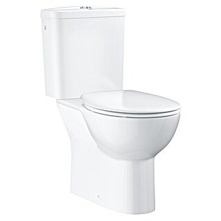 Grohe Staand toilet-combinatie Bau Ceramic (Zonder spoelrand, Uitlaat toilet: Verticaal, Alpine Wit)