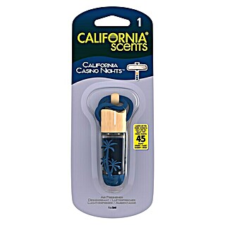 California Scents Ambientador de coche (Esencia Noche, Azul, 8 sem.)