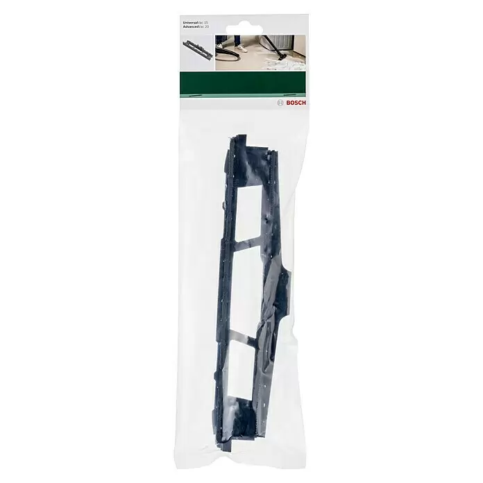 Bosch Staubsaugeraufsatz Gummi-Einsatz - 2 Stk., Passend für: Bosch Nass-Trockensauger AdvancedVac 20 - Schwarze Kunststoff-Gummilippeinsatz für Bosch UniversalVac 15/AdvancedVac 20 Nasssaugerdüse, verpackt.