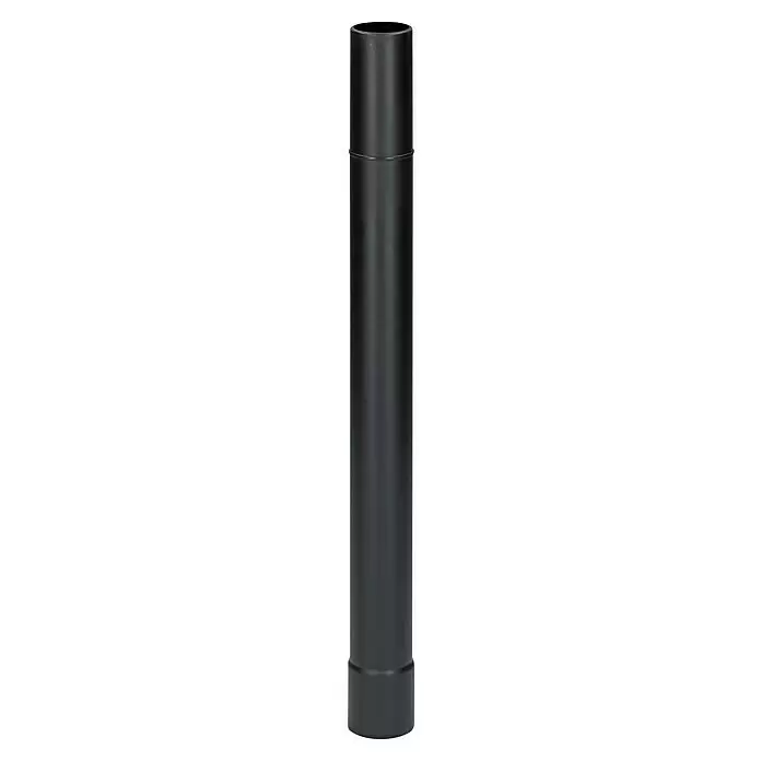 Bosch Verlängerungsrohr - Länge: 37 cm, 2 Stk. - Schwarzes zylindrisches Rauchrohr mit matter Oberfläche, passend für Heizsysteme.